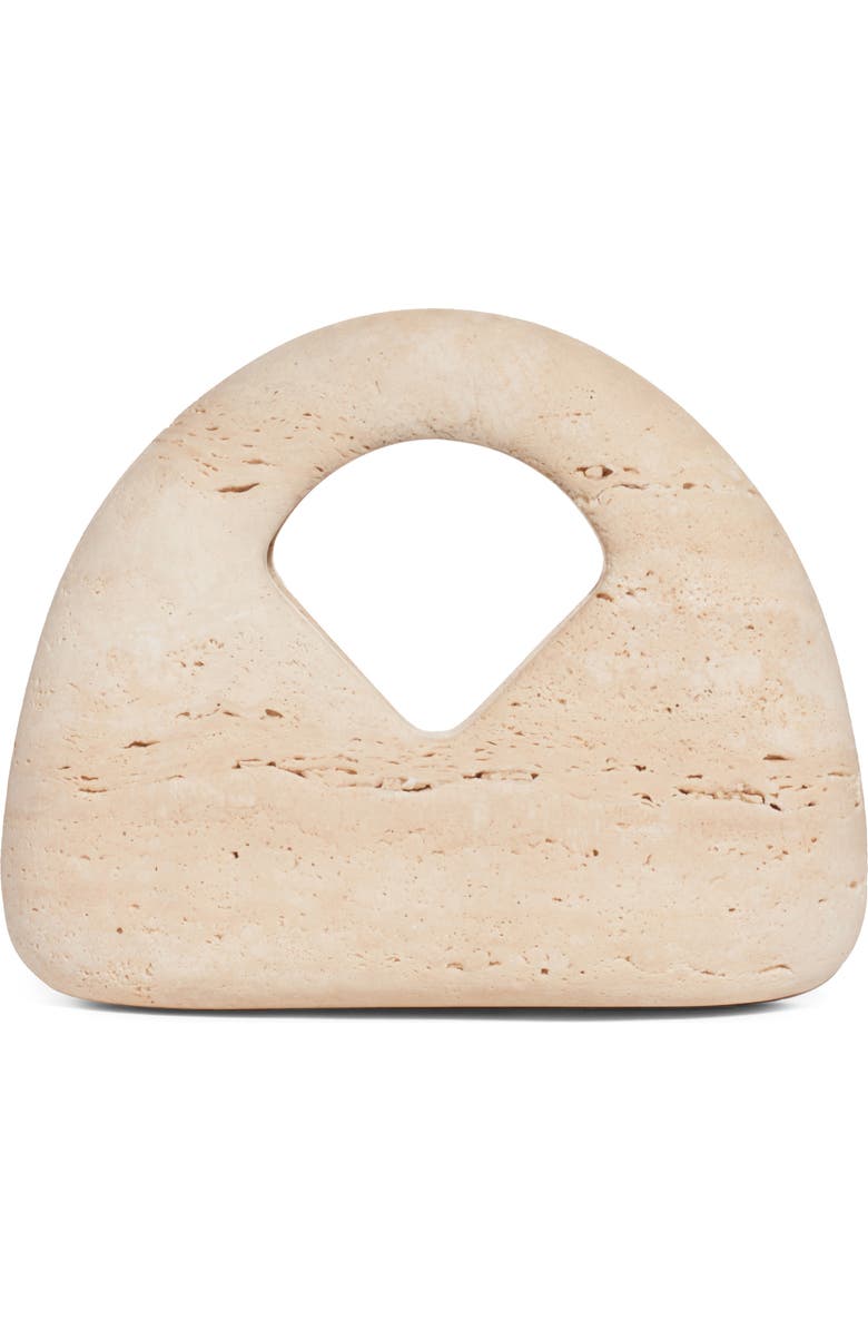 Bottega Veneta Kettlebell Travertine Stone Top Handle Bag, Alternate, color,