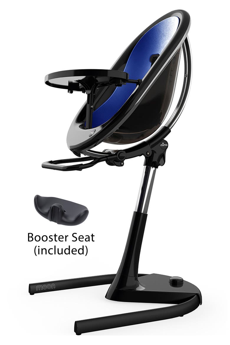 Moon 3-in-1 Highchair, Alternate, color, BLACK/ ROYAL BLUE