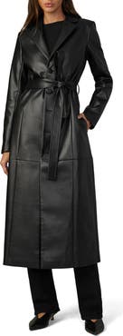 Joe's Faux Leather Trench Coat