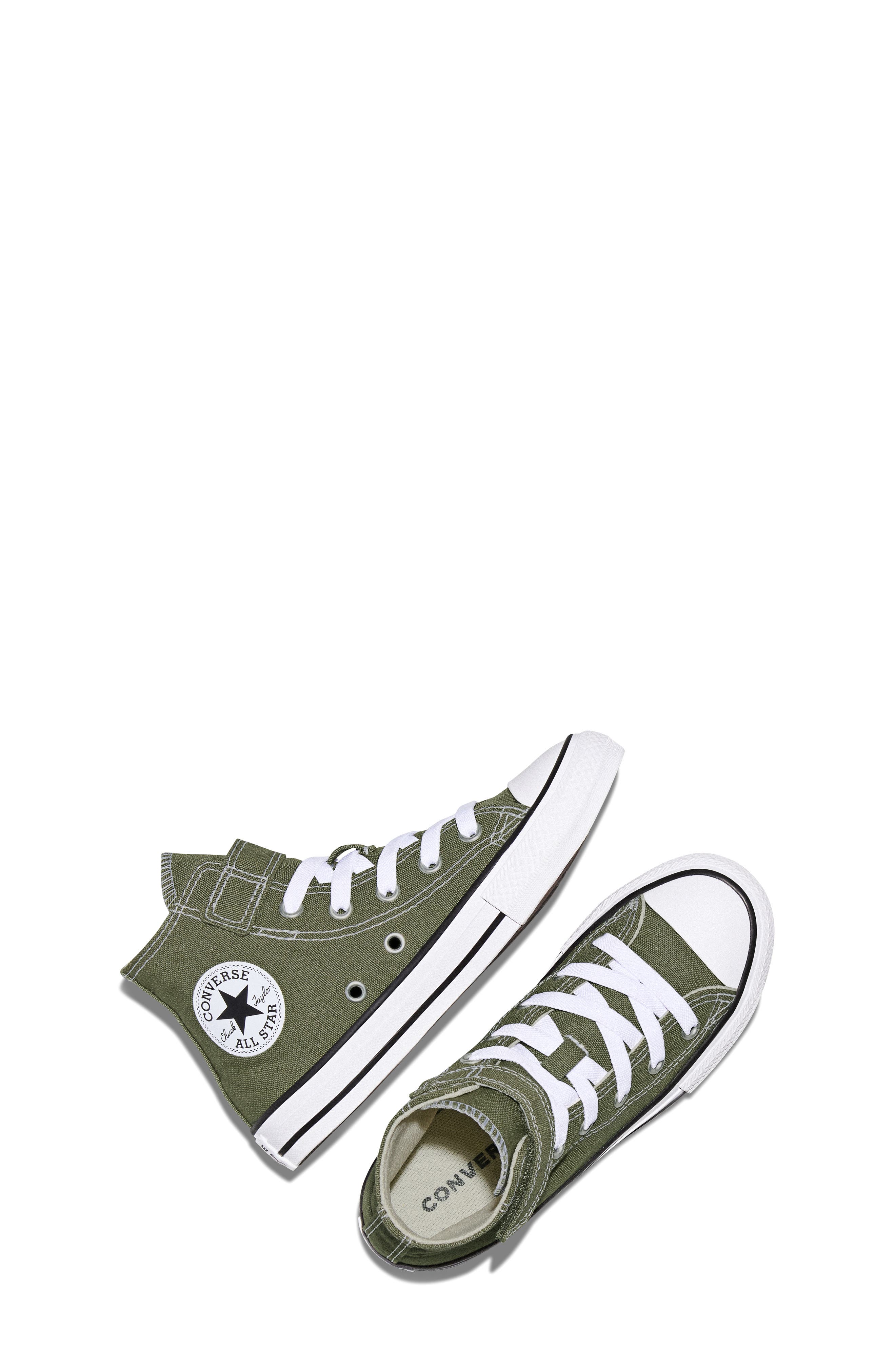Kids' Chuck Taylor All Star Easy On Canvas High Top Sneaker, Alternate, color, UTILITY