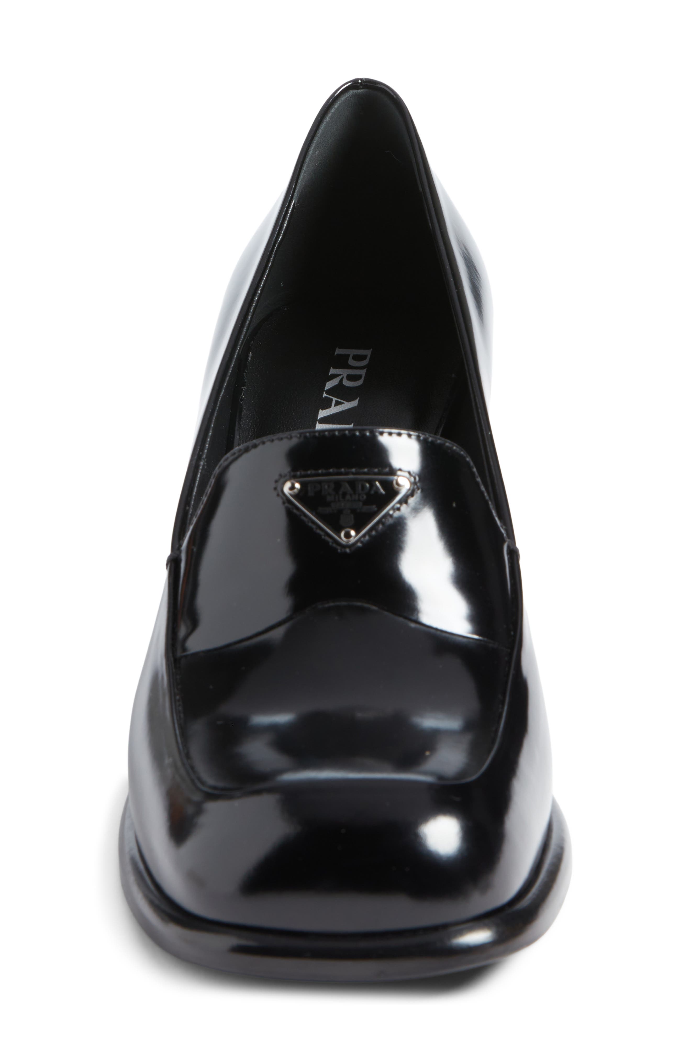 Platform Loafer Pump, Alternate, color, NERO