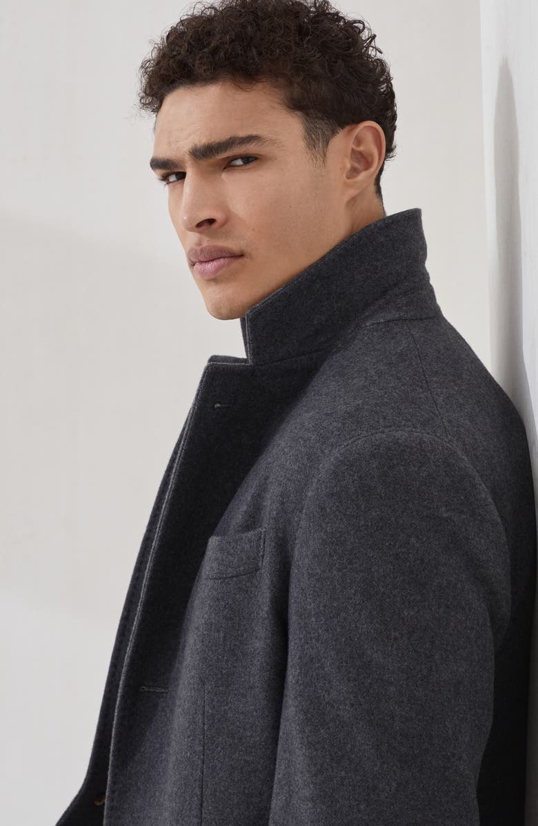 Brunello Cucinelli Water-resistant coat, Alternate, color, Lead