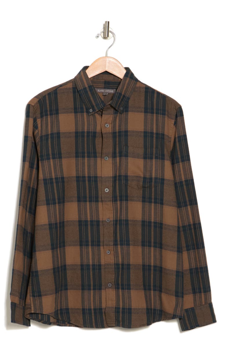 Slate & Stone Long Sleeve Flannel Shirt, Alternate, color,