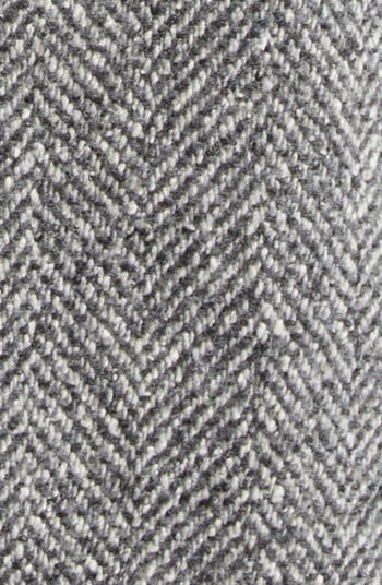 Herringbone Tweed Double Breasted Coat