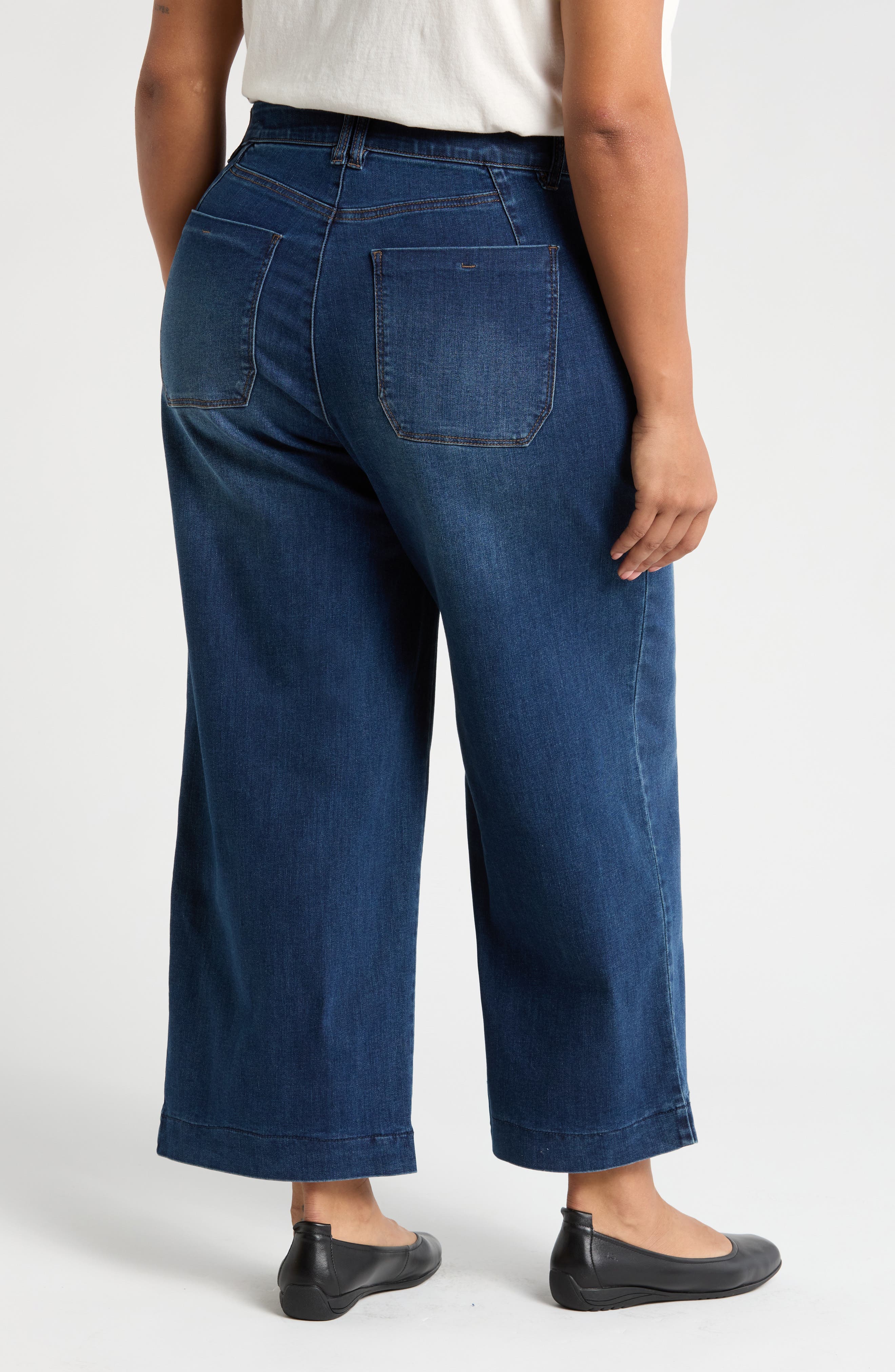 'Ab'Solution Skyrise V-Pocket Wide Leg Jeans - image 2