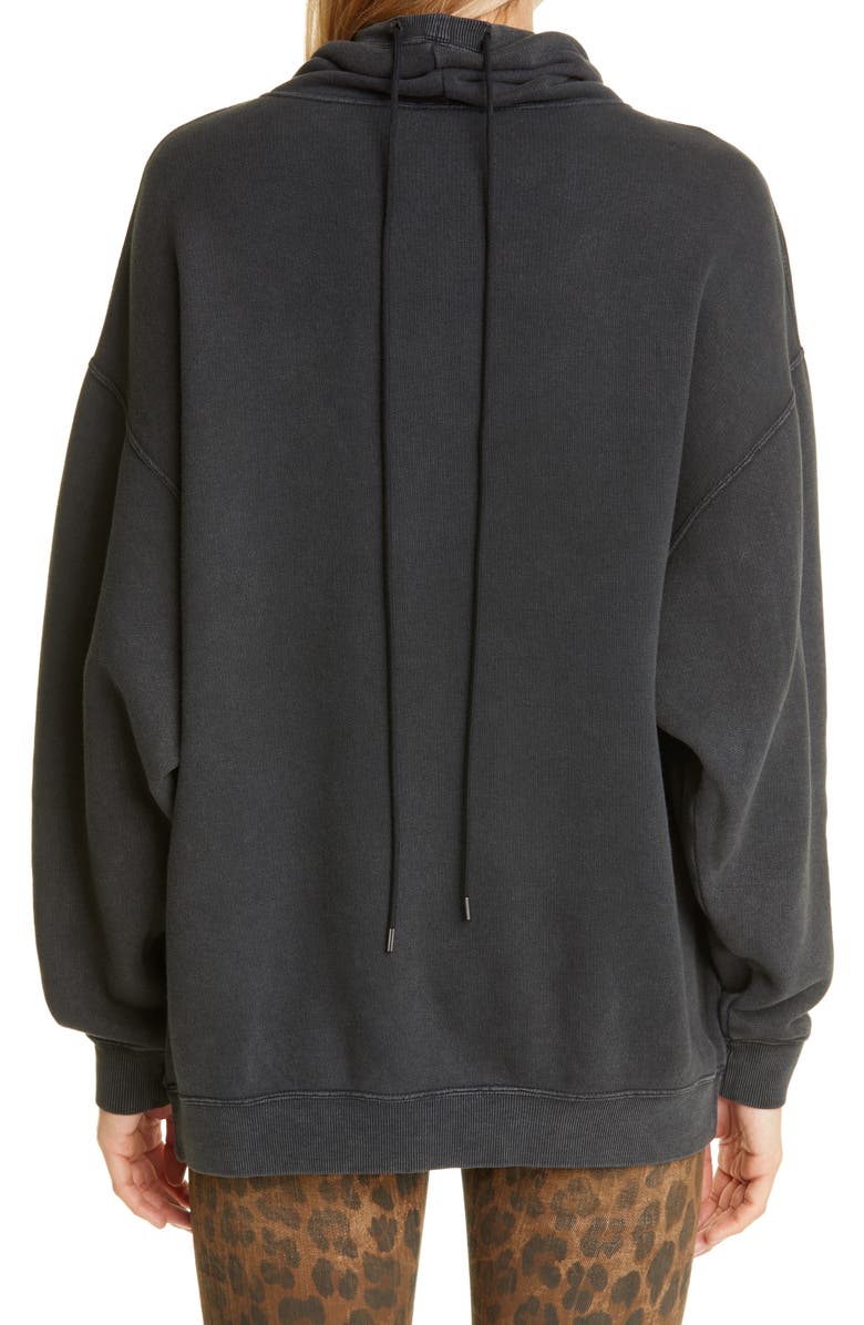 R13 MaskUp Face Mask French Terry Sweatshirt, Alternate, color,