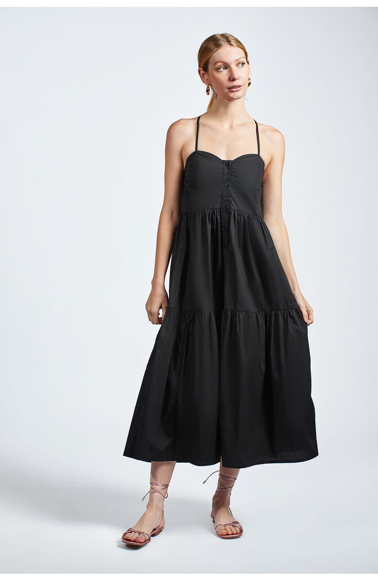 The Shirt by Rochelle Behrens The Leora Dress, Main, color, Black