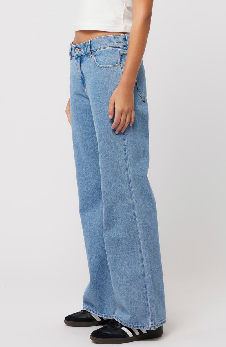 ABRAND '99 Gigi Baggy Flare Leg Jeans, Alternate, color, Mid Blue