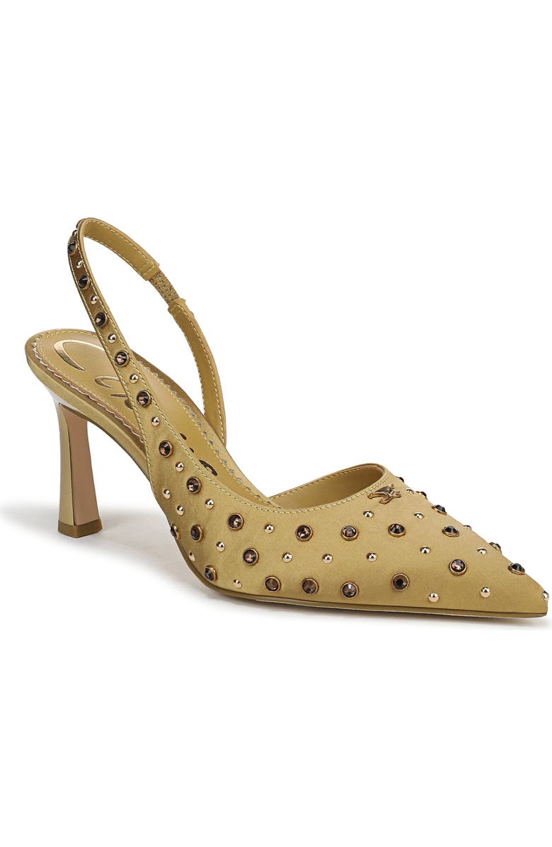 Circus NY by Sam Edelman Tallie Pointed Toe Slingback Pump, Main, color, Golden Pear