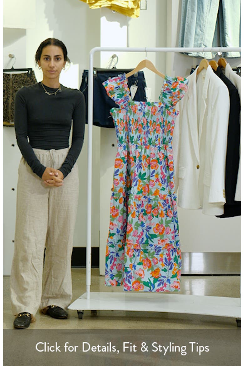 Orlena Floral Cotton Sundress video