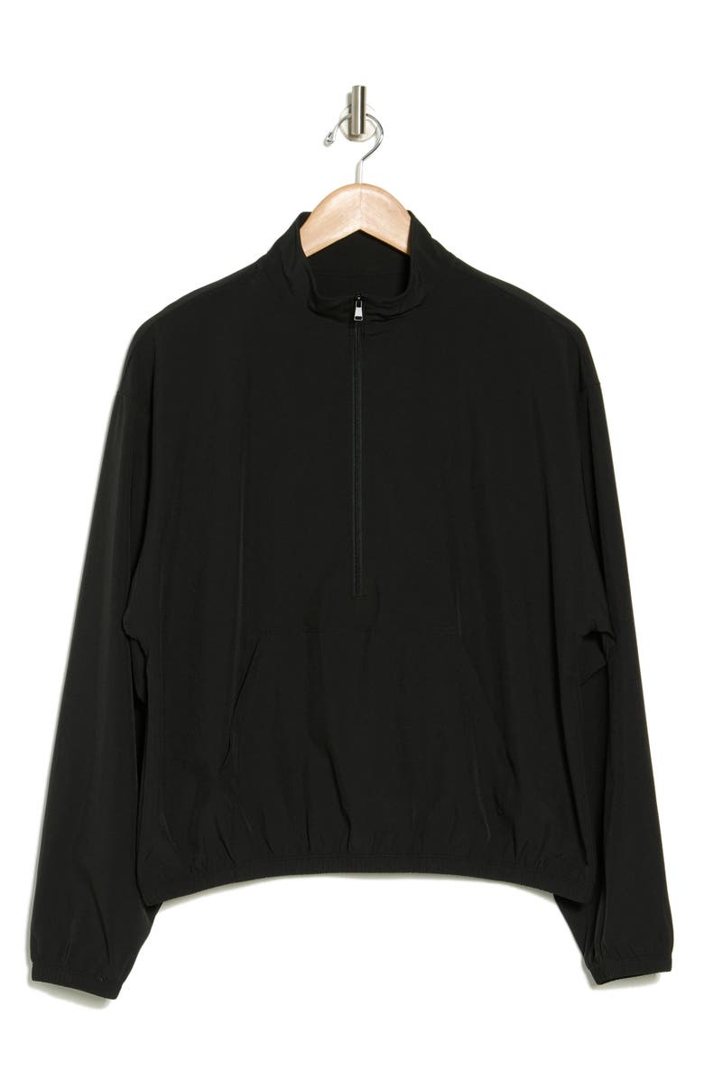 X by Gottex Quarter Zip Jacket, Alternate, color, Black