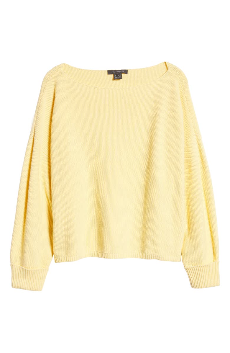 French Connection Mozart Moss Stitch Cotton Sweater, Alternate, color,