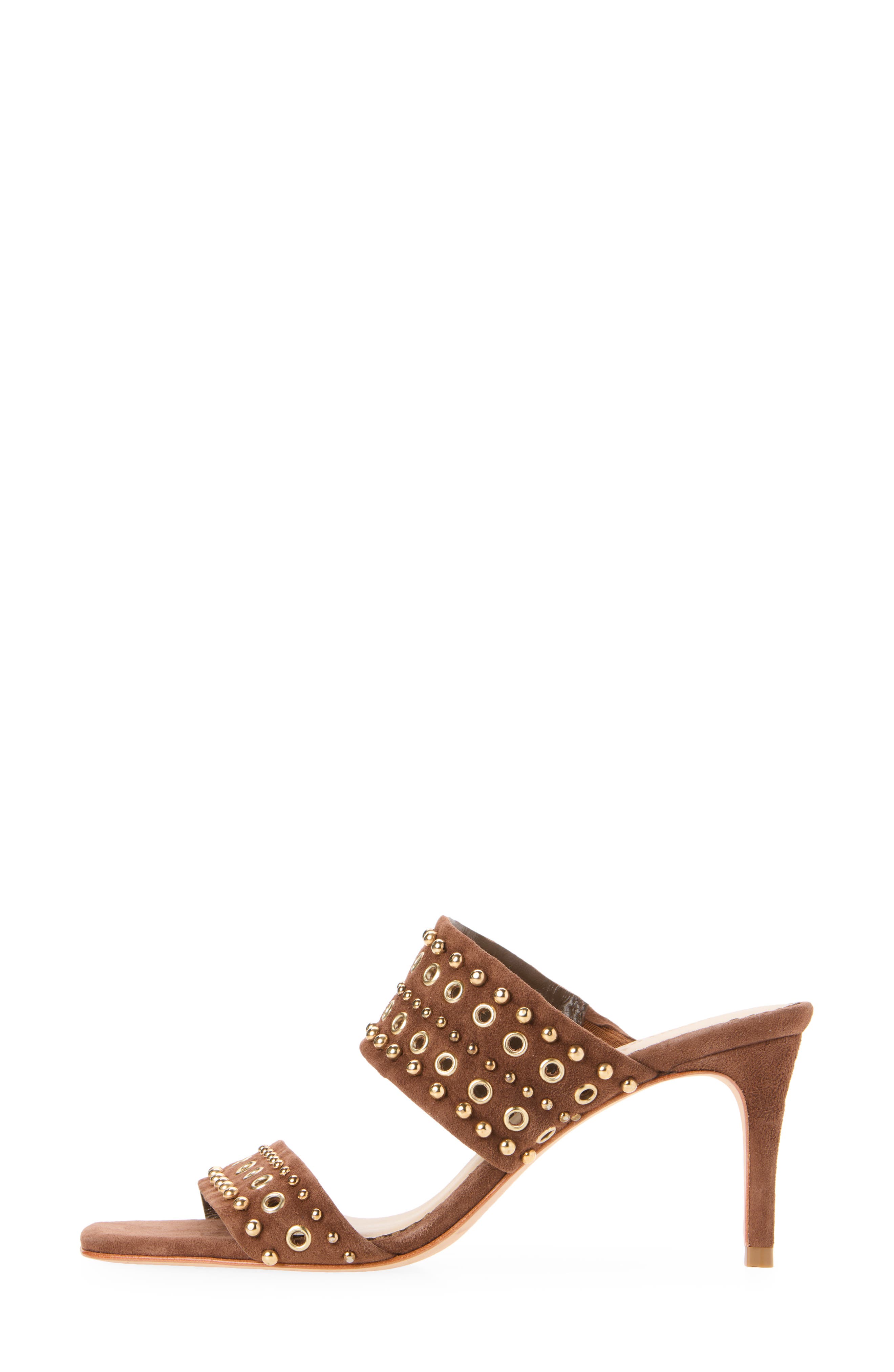 Sutton Mixed Hardware Sandal, Alternate, color, DARK SEPIA