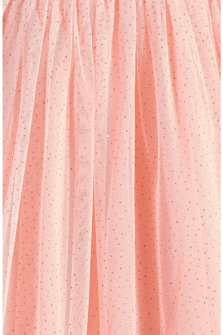 Kids' Mesh Flower Dress, Alternate, color, BLUSH