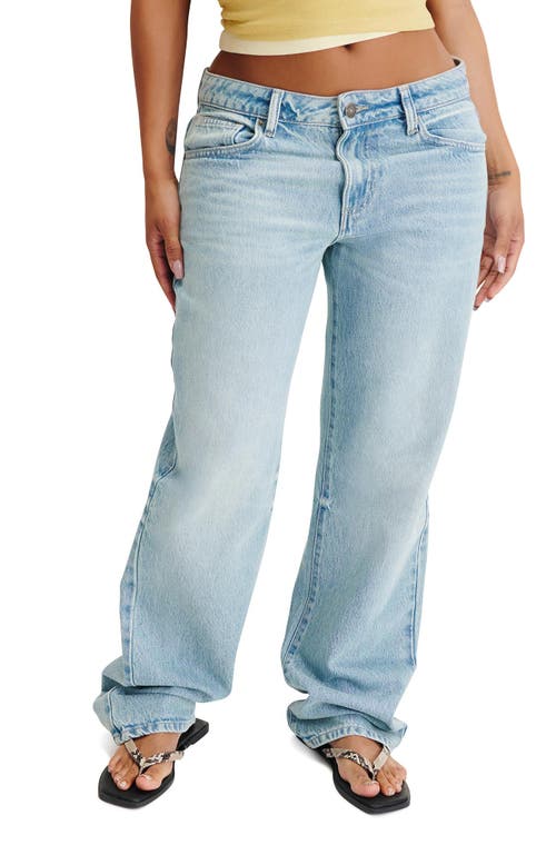 Cotton On Curvy Low Rise Straight Jean In Blue