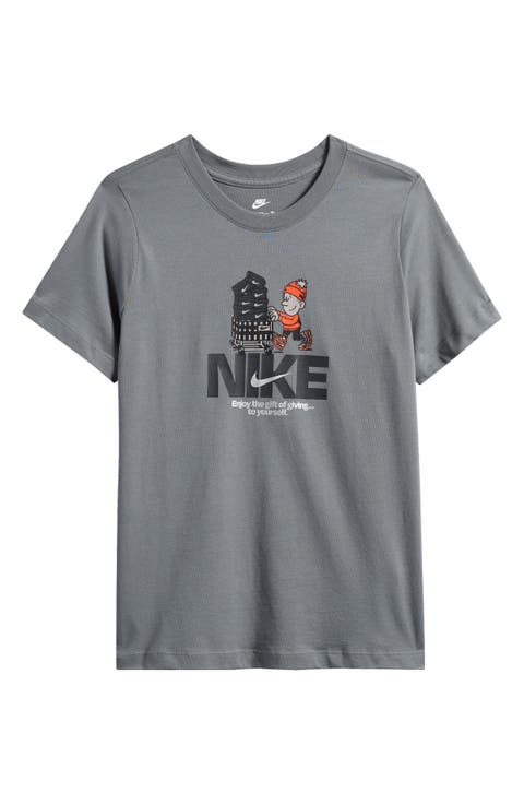 Kids' Sportswear Cotton Graphic T-Shirt