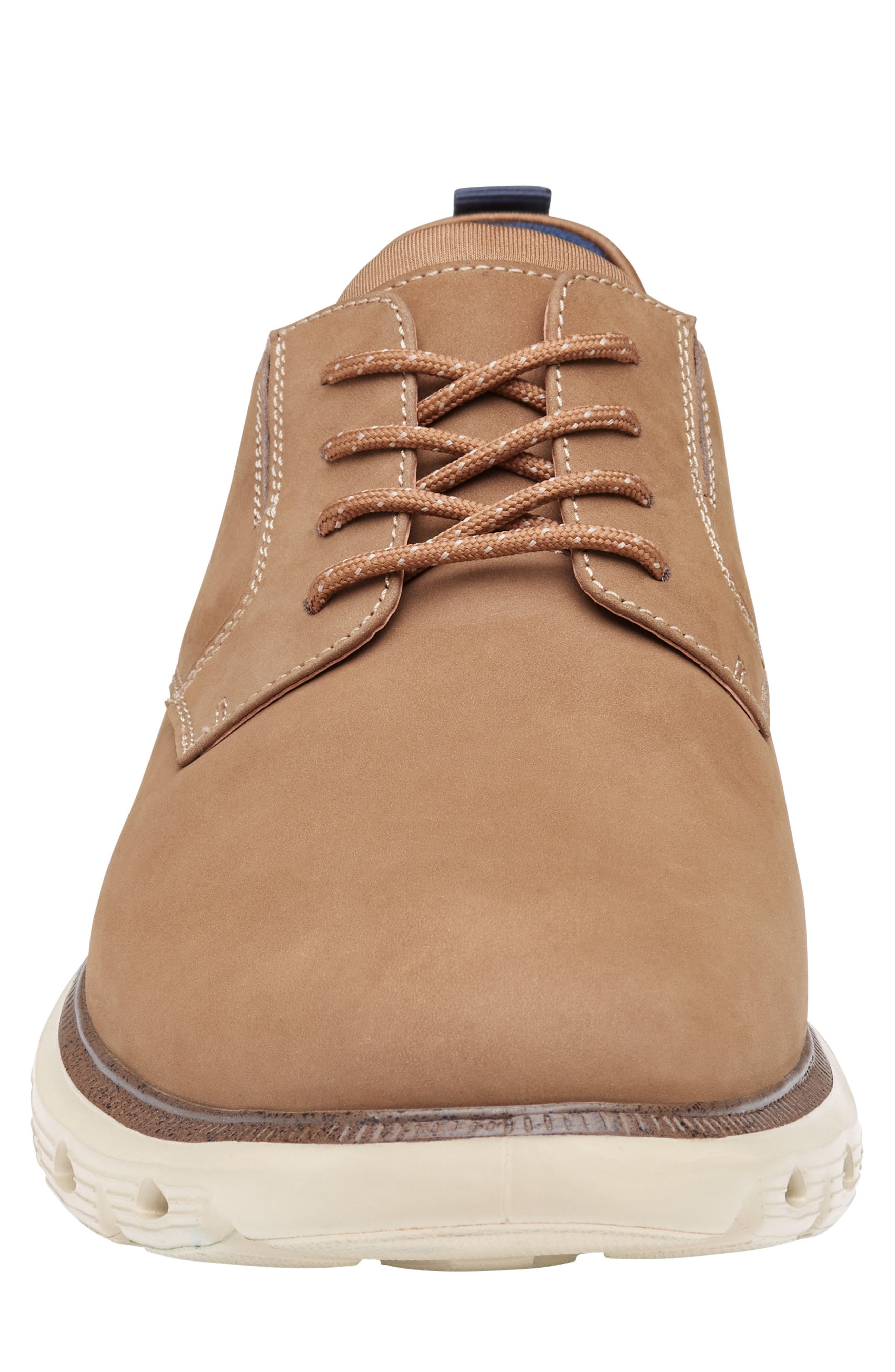 Johnston & Murphy Jenkins Plain Toe Derby, Alternate, color, Taupe Nubuck