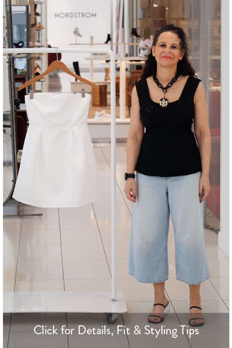 Spader Strapless Minidress video