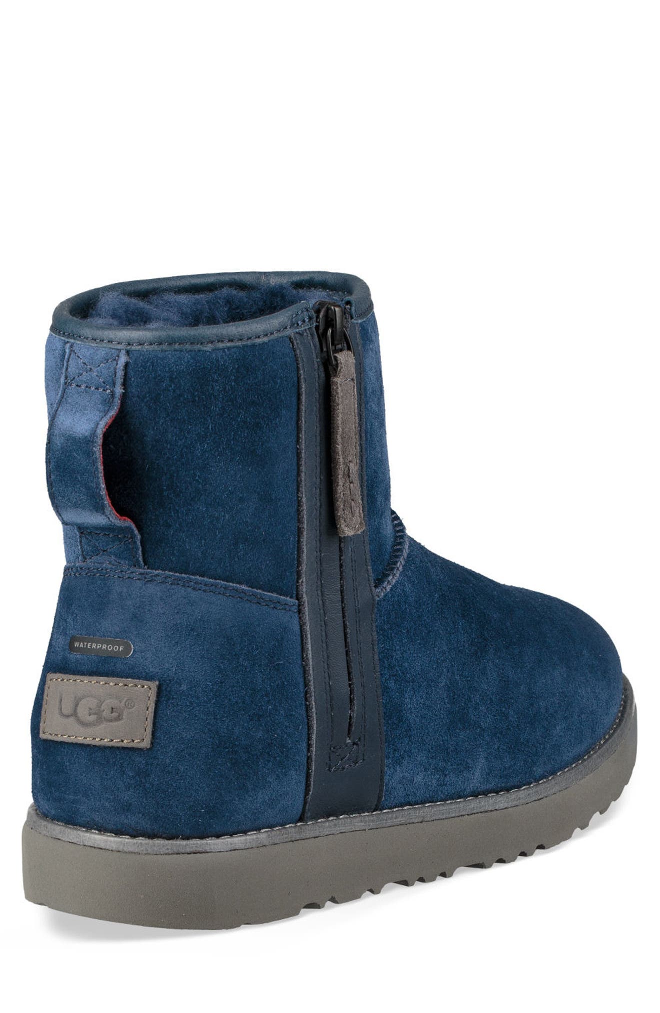UGG<sup>®</sup> Mini Zip Waterproof Boot, Alternate, color, 