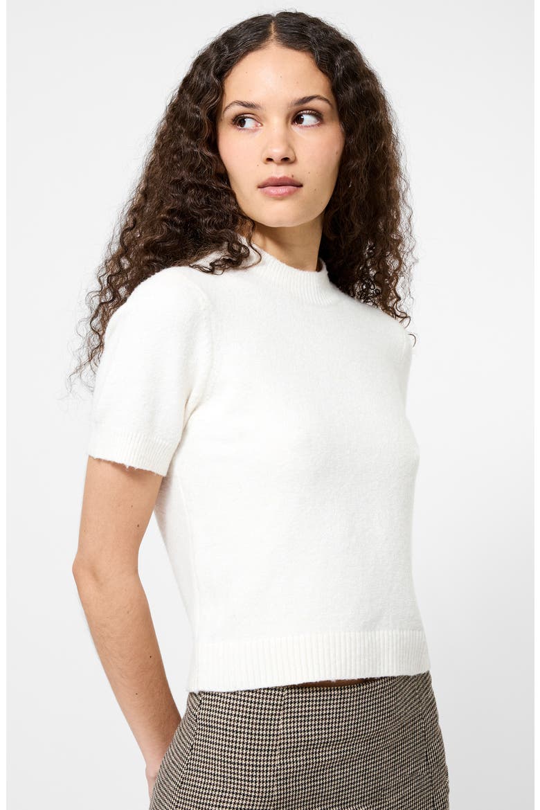Vhari Short Sleeve Crop Sweater, Alternate, color, PORCELAIN CREAM