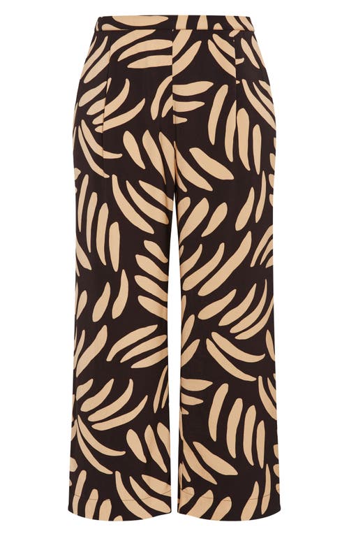 City Chic Aspyn Straight Leg Pants In Black