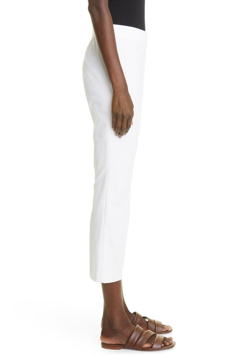 Manhattan Crop Flare Leg Pants, Alternate, color, WHITE