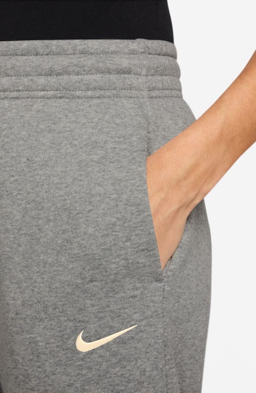 Nike Sportswear Phoenix High Waist Wide Leg Sweatpants In Gray