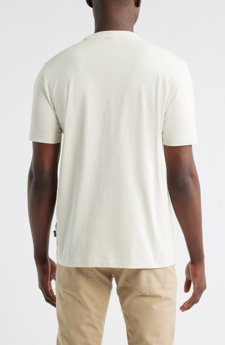 BOSS Thompson Floral Logo Cotton Graphic T-Shirt, Alternate, color, Open White