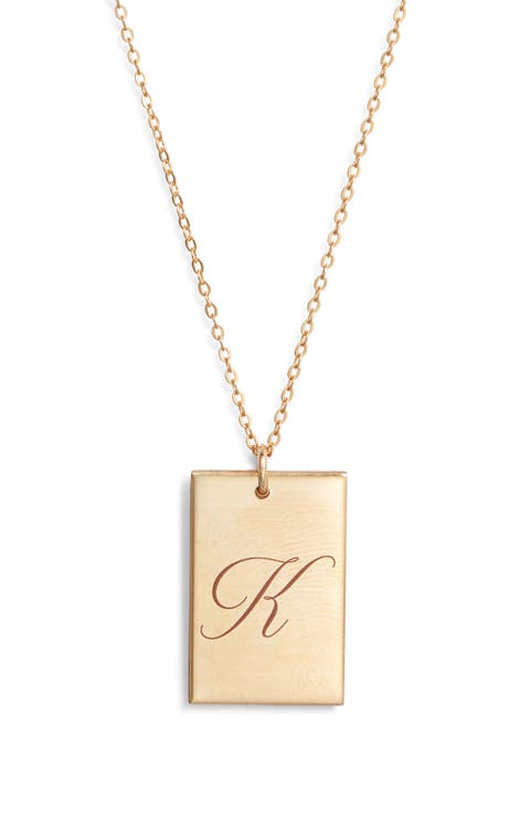 Stella Initial Pendant Necklace