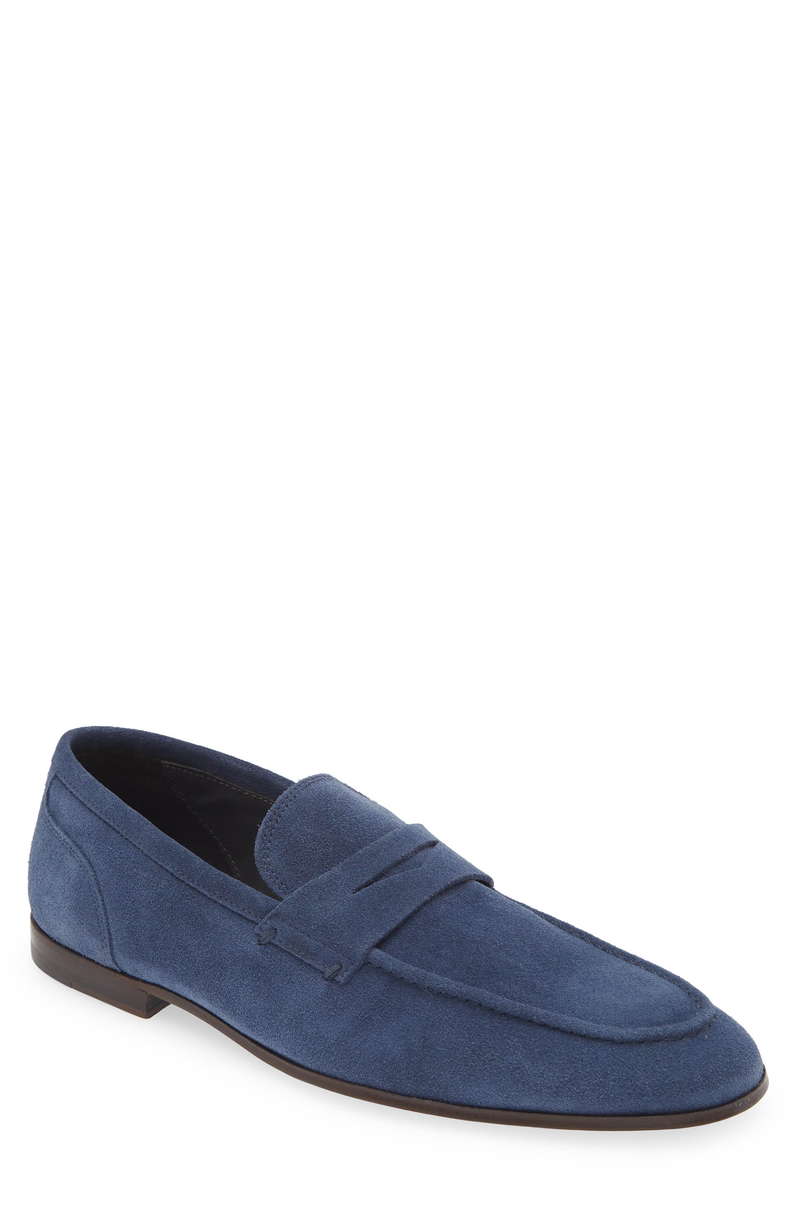 TO BOOT NEW YORK Selleck Loafer, Main, color, Suede Navy