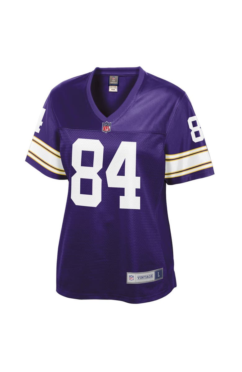 FANATICS Women's NFL Pro Line Randy Moss Purple Minnesota Vikings Retired Player Replica Jersey, Alternate, color, 