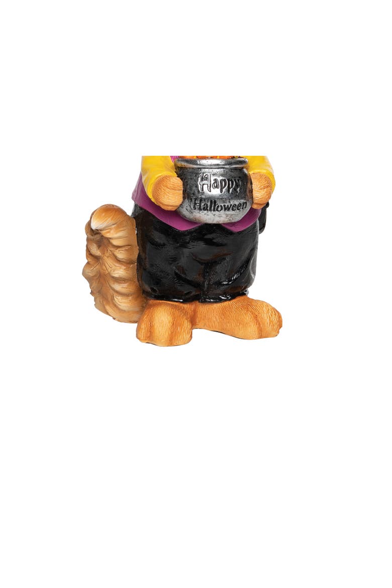 Trick or Treat Pirate Squirrel Halloween Small Figurine, Alternate, color, Orange