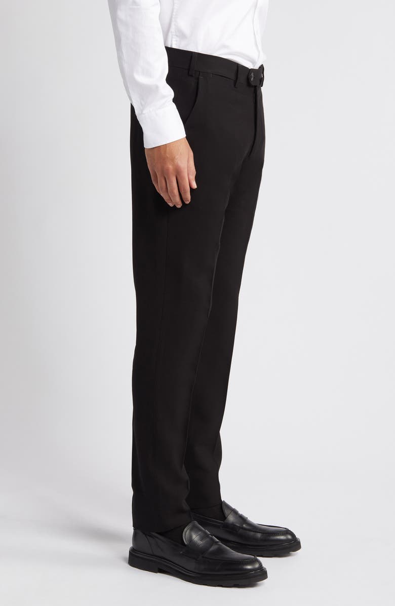Emporio Armani G-Line Flat Front Pants, Alternate, color,
