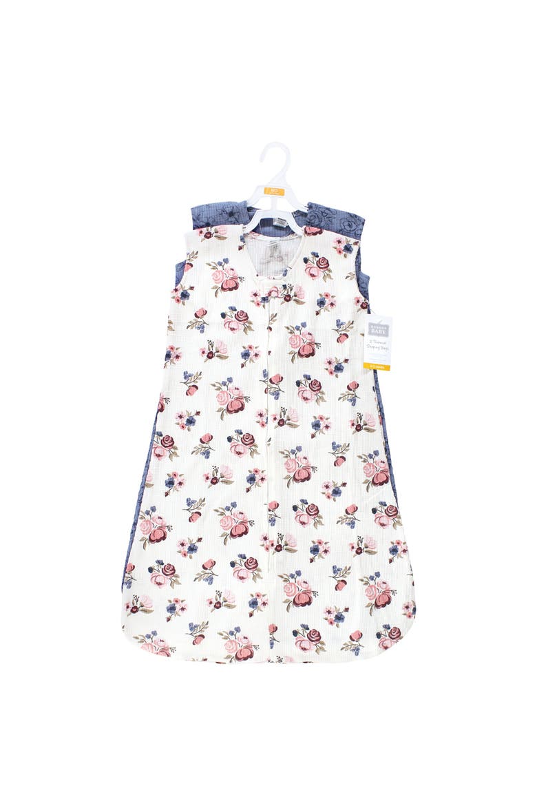 Thermal Sleeveless Sleeping Bag 2pk, Alternate, color, Dusty Rose Floral