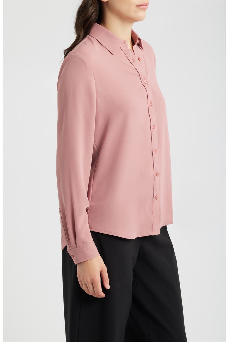Clean Front Utility Button-Up Shirt, Alternate, color, SOFT PRIMROSE