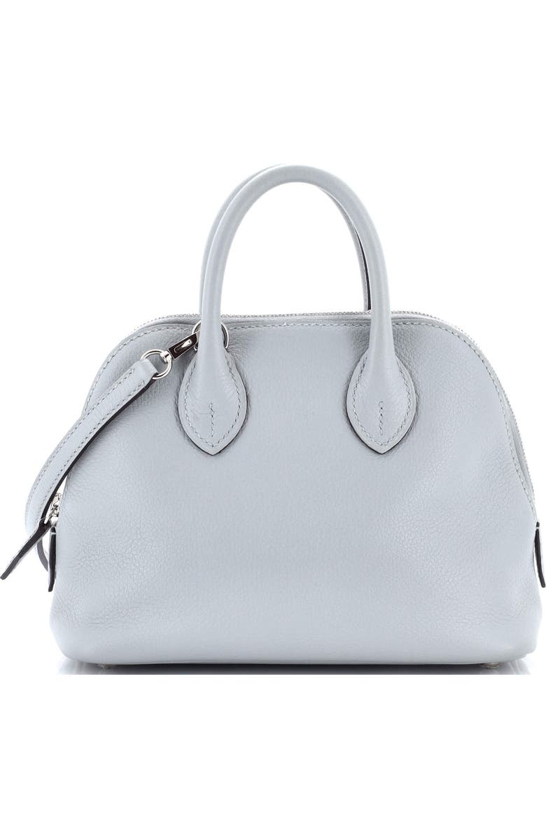 Pre-Owned Hermes Bolide 1923 Bag Evercolor Mini, Main, color, Bleu Glacier