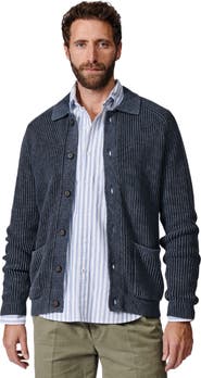 Aubin Martin Long Sleeve Collared Cardigan
