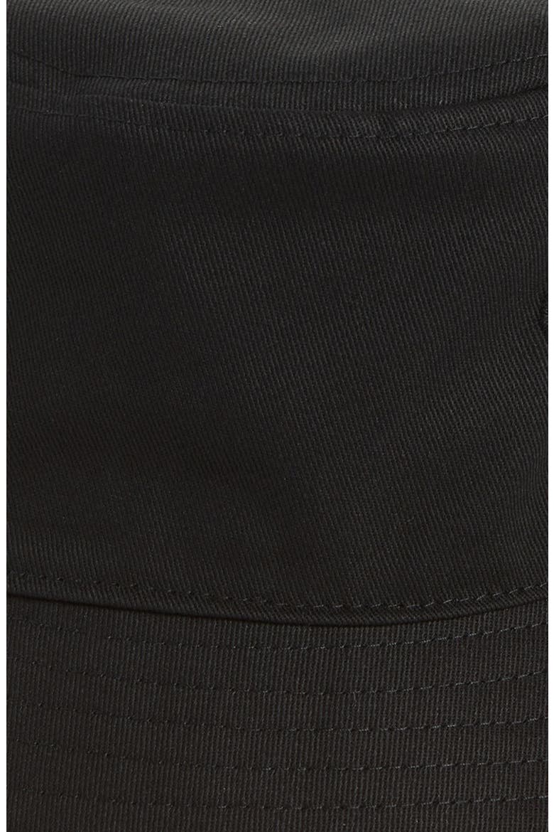 Twill Bucket Hat, Alternate, color, BLACK