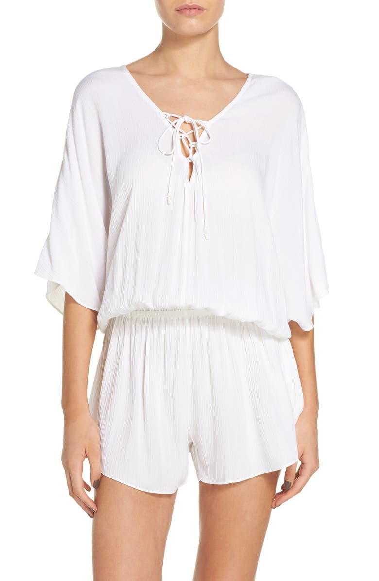 TAVIK Venise Cover-Up Romper, Main, color, 