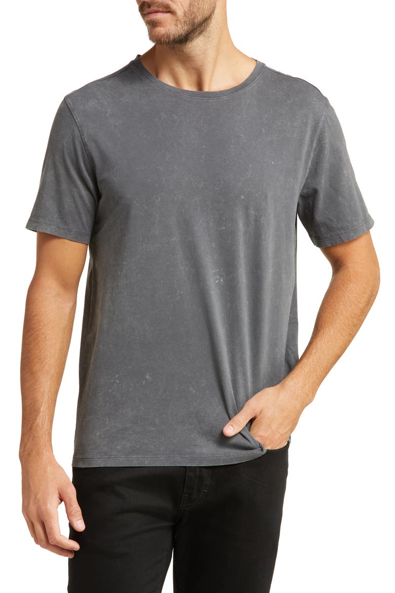 Marble Wash T-Shirt, Main, color, IRON GREY