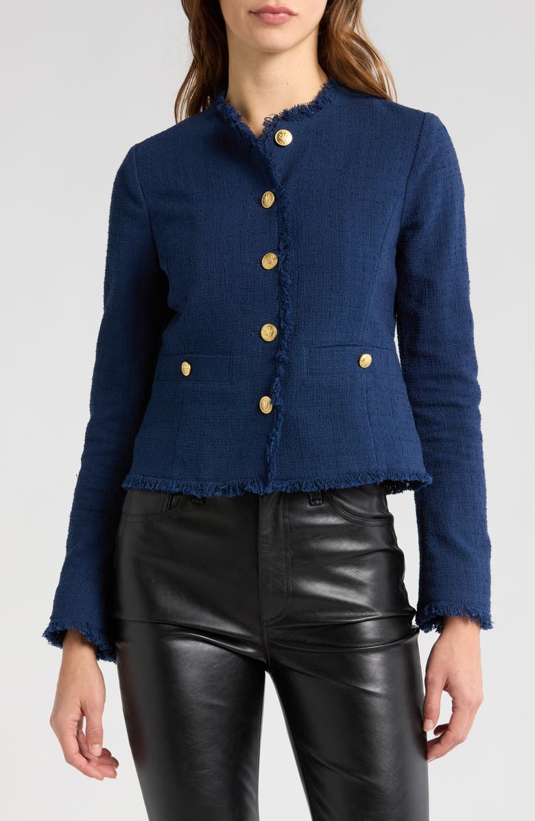rag & bone Carmen Crop Blazer, Main, color, 