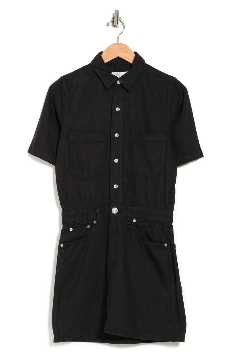rag & bone RAG AND BONE All In One Shirt Dress, Alternate, color,