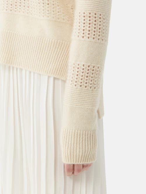 GOBI MONGOLIAN CASHMERE GOBI MONGOLIAN CASHMERE ORGANIC COLOR MIXED PATTERN CASHMERE POLO