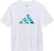 adidas Kids' Heat Map Logo Cotton Graphic T-Shirt