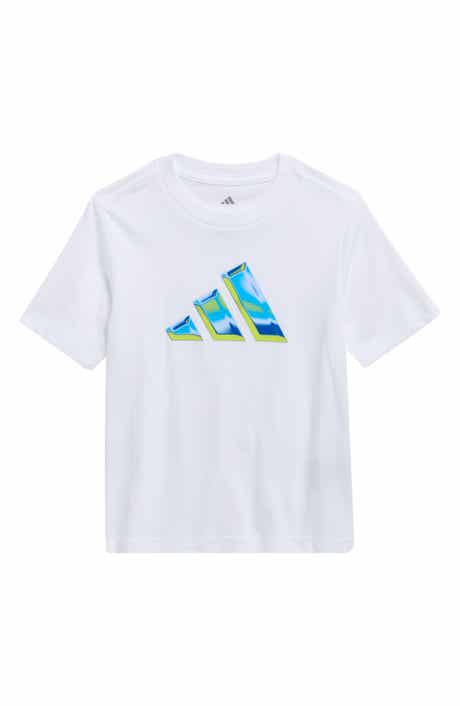 adidas Kids' Heat Map Logo Cotton Graphic T-Shirt