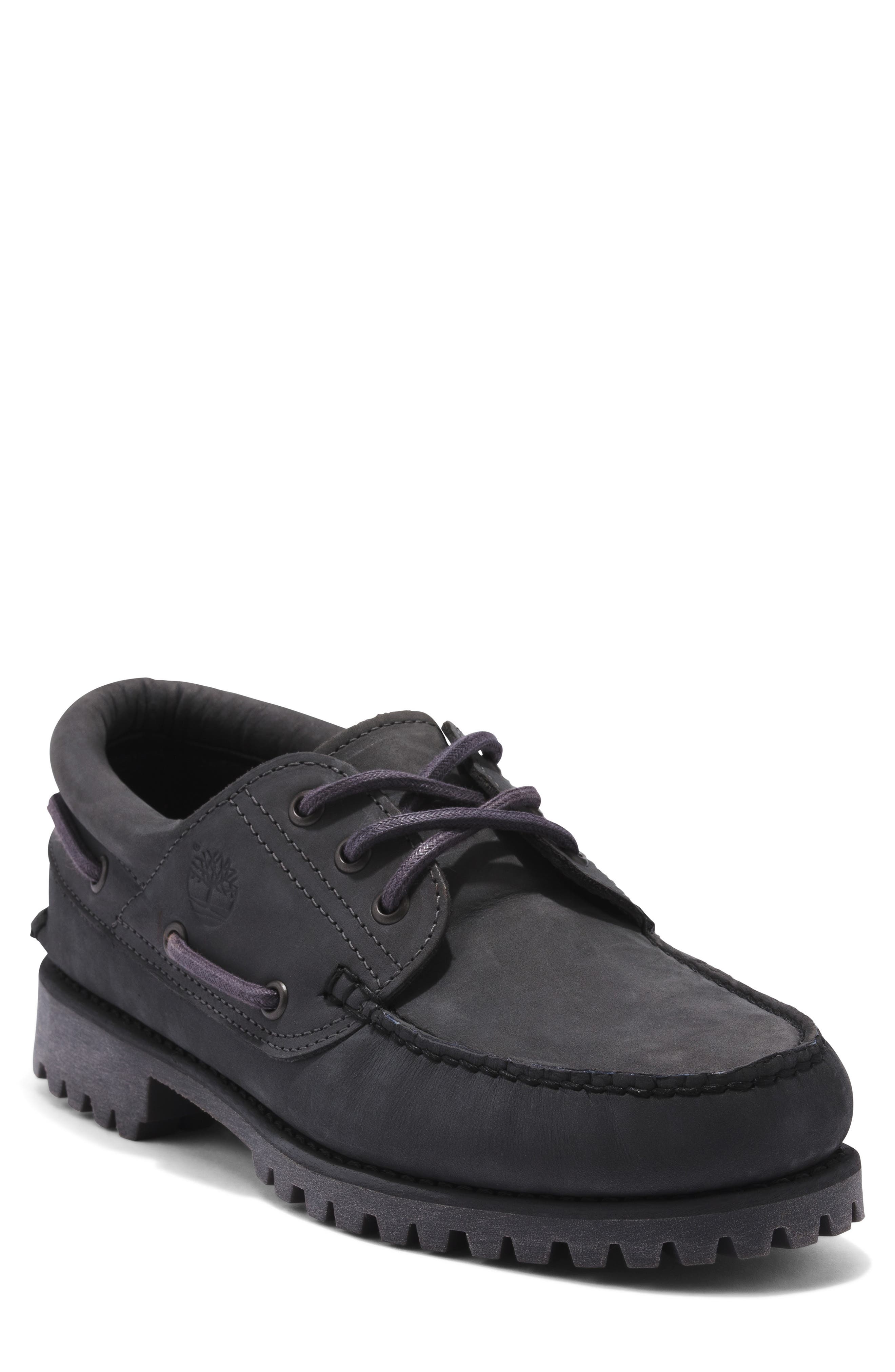 Timberland 3-Eye Handsewn Lug Boat Shoe, Main, color, 