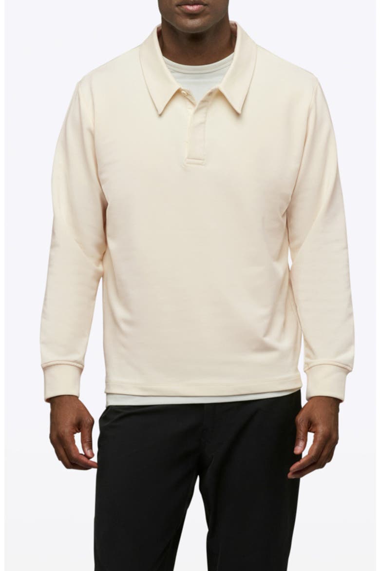 Hyperloop Long Sleeve Polo, Main, color, IVORY