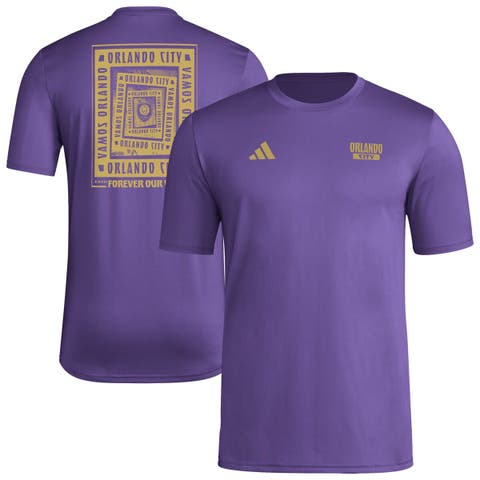 Men's adidas Purple Orlando City SC Local Wrap T-Shirt