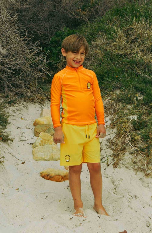 Roarsome Cub The Lion Swim Shorts In Yellow