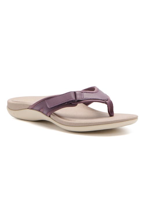 Abeo Oasis Sport Flip Flop In Purple - Regular